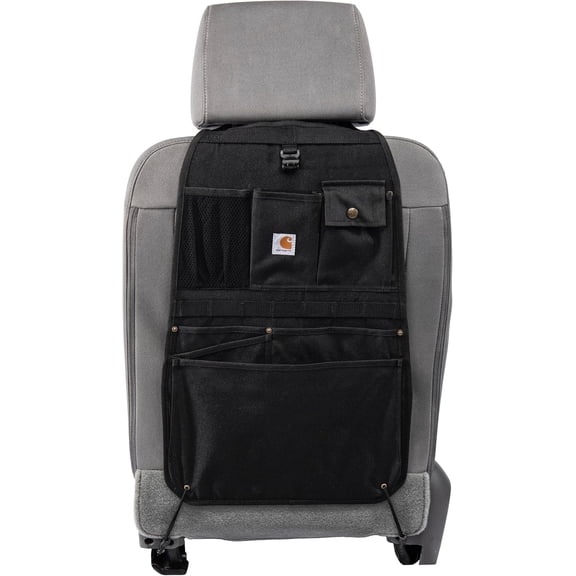 Carhartt Universal Nylon Duck Seat Back Organizer, Black
