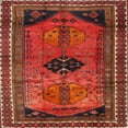 thumbnail image 1 of Ahgly Company Indoor Square Traditional Red Persian Area Rugs, 3' Square, 1 of 6
