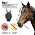 thumbnail image 7 of Horse Fly Mask with Ears, Breathable Mesh Horse Head Protection, Detachable Ears, Stretchable Skin-Friendly Fabric, Lightweight & Tear-Resistant, Horse Eye Shield for Comfortable All-Day Wear, 7 of 7