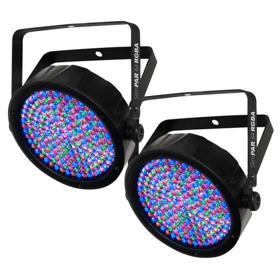 Chauvet DJ SlimPar 64 RGBA LED DMX Compact Slim Par Can Stage Light Effects