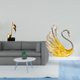 thumbnail image 2 of Figura de escritorio,Escultura de nota musical para escritorio,oficina,decoración del hogar,estatua de resina de cisne,Figura de cisne,estatua,decoración del hogar,fiesta de bodas,Escultura, 2 of 8