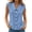 Blue, variant on Linen Tank Tops for Women 2026 Summer Peter Pan Collar Button Down Sleeveless Shirt Office Work Blouse Vest Top