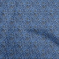 thumbnail image 1 of oneOone Cotton Flex Medium Blue Fabric Batik Sewing Fabric By The Yard Printed Diy Clothing Sewing Supplies 40 Inch Wide, 1 of 5