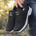 thumbnail image 5 of Men's Low-Top Lace-Up Hiking Shoes Mesh Spliced Upper Air Cushion Sole Rugged Outsole Outdoor Walking Sneakers, 5 of 6