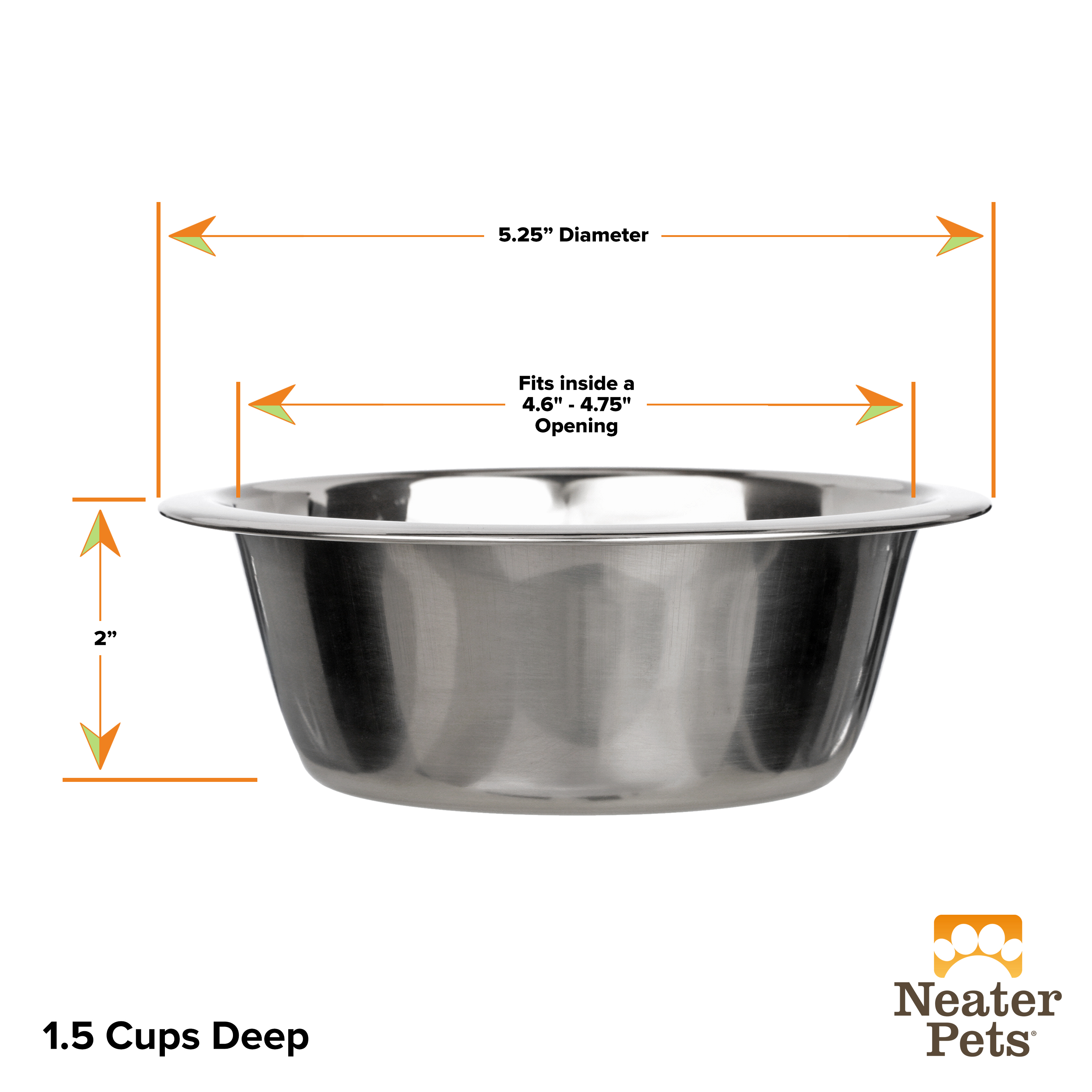 Neater Pet Brands Stainless Steel Replacement Bowl photo 3
