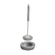 thumbnail image 3 of Escobilla de baño con soporte de secado de pie, limpieza de 360  degree, tamaño compacto, cepillo de limpieza de baño, estropajo de inodoro para baño RV Gris con base, 3 of 9