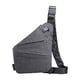 thumbnail image 1 of Bolso bandolera para hombre, bolso de pecho, mochila informal, bolso bandolera para correr Gris derecho, 1 of 8