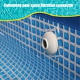 thumbnail image 4 of Swimming Pool Outlet Nozzle, Tight Fit Enduring Stable Connection Pool Strainer Connector Rubber Seal Circle  for Pool Filter System, 4 of 7