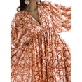 thumbnail image 4 of Coduop Summer Dresses for Women Boho Maxi Dress Ruffle Floral Flowy Beach Sundress, 4 of 9