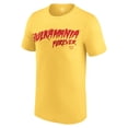 thumbnail image 2 of Men's Yellow Hulk Hogan Hulkamania Forever T-Shirt, 2 of 3