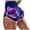 Blue, variant on Shorts for Women Summer Casual Elastic High Waisted Fashion Pants Butterfly Print Sexy Slim Elastic Sports Beach Vacation Trendy 2025 S-3XL