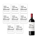 thumbnail image 1 of TQEHS Etiquetas adhesivas para botellas de vino, decoración para fiestas, festivales, 8 piezas, oferta P9 M0E2, 1 of 6