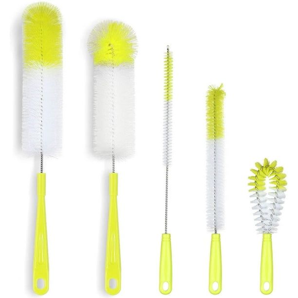 5 Bottle Brush Cleaner Setlonghandled Water Bottle Straw Cleaning