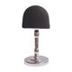 thumbnail image 1 of Soporte para peluca, soporte para cabeza de modelo, soporte decorativo para exhibición de sombreros de mesa con cúpula, soporte de exhibición para cen negro y plateado, 1 of 8