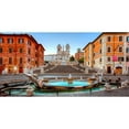 thumbnail image 3 of Anonymous 14x9 Black Modern Framed Museum Art Print Titled - Piazza di Spagna, Roma, 3 of 5