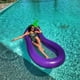thumbnail image 2 of Piscina flotante gigante inflable con forma de berenjena, cama flotante, anillos de natación (250 x 105 x 20 cm), 2 of 5