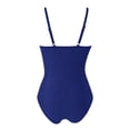 thumbnail image 5 of MSJUHEG Tummy Control Bathing Suits,Strapless Swimsuits for Women,Plus Size One Piece Swimsuit,Women's One-piece Swimsuits,Plus Size Swimsuit for Women,Monokini,High Cut Backless Dark Blue 2XL, 5 of 6