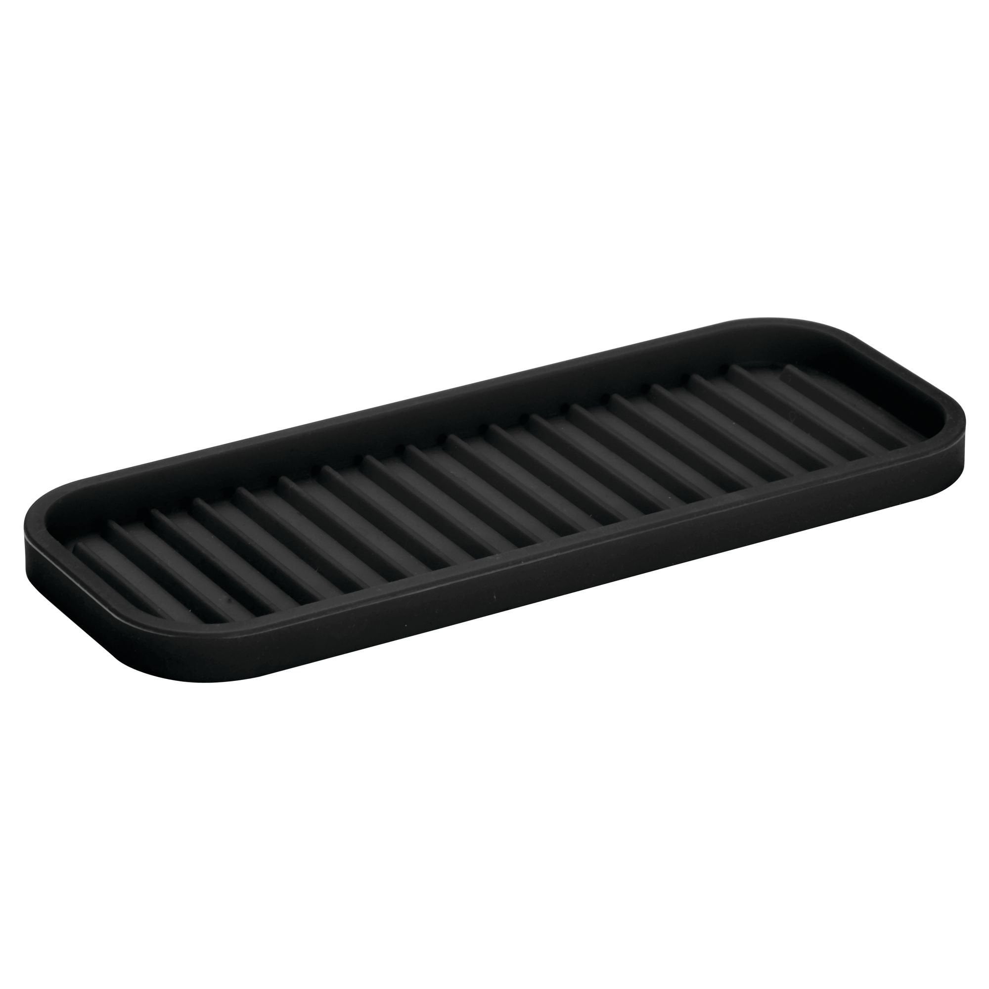 iDesign 63883 Lineo Silicone Kitchen Sink Tray for Sponges