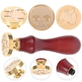 thumbnail image 2 of Shisuyan Diy Seal Stamper Assorted Color Round Square Sealing 5 Pcs 3.5x1in, 2 of 8