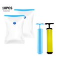 thumbnail image 3 of Moyic Bolsas de almacenamiento al vacío, 10 Uds., ropa, almohada, sábanas, bolsas de almacenamiento de compresión con bomba de aire, Almacenamiento y organización del hogar, 3 of 6