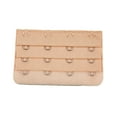 thumbnail image 1 of stanreset Rallonge de Bretelle de Soutien-Gorge Boucle 4 Crochets Accessoires Pratiques Respirants Remplacement Réglable 3 Rangées sous-Vêtements Chair Dorée, 1 of 5