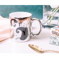 thumbnail image 2 of Taza de café plateada de cerámica galvanizada, 600 ml, Nightmare, 2 of 7