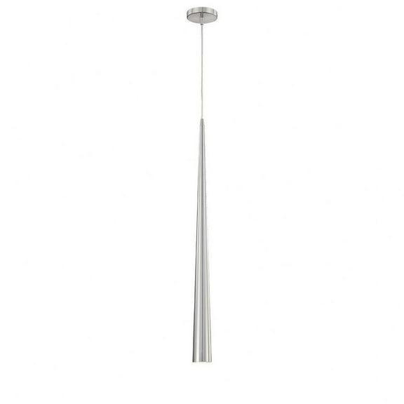 1 Light Large Pendant 2.75 inches Wide By 36 inches High-Satin Nickel Finish Bailey Street Home 79-Bel-981482