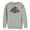 Athletic Heather, variant on Men's Jurassic Park Logo Sunset Sweatshirt Black X Large