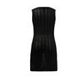 thumbnail image 3 of Ropa Playa Ocean Pacific para Mujer Vestido Corto Cuello Redondo Sin Mangas Negro Talla Única, 3 of 4