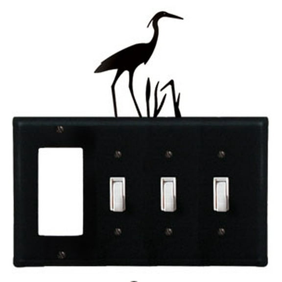 Heron Single GFI CUSTOM Product Triple Switch Cover Allow 4 to 6 Weeks