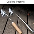 thumbnail image 4 of CNKOO Long-Handle Weed Puller - Comfortable Grip - Weed Remover Tool - V-Shaped - Handheld Weeder - for Garden Yards, 4 of 8
