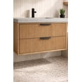 thumbnail image 3 of San Diego 42" Floating Bathroom Vanity Weathered Fir, 3 of 10