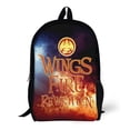 thumbnail image 1 of Wings Of Fire WOF Logo Backpacks Basic Shoulder Daypack Bookbag Satchel Knapsack Rucksack-XTYD1767, 1 of 2