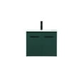 thumbnail image 3 of 24 inch single bathroom vanity in green, 3 of 8