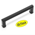 thumbnail image 1 of 25 Pack - Cosmas 1941-96FB Flat Black Modern Cabinet Hardware Handle Pull - 3-3/4" Inch (96mm) Hole Centers, 1 of 1