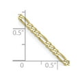 thumbnail image 5 of 10K Yellow Gold 2.2mm Figaro LINK Chain, 5 of 5
