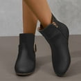 thumbnail image 2 of Mostsola Womens Ankle Boots Flat Chelsea Booties Fashion Round Toe Side Zipper Short Boots, 2 of 8