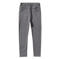 thumbnail image 5 of YMNXA Men's Casual Pants Elastic Waist Solid Color Comfortable Lightweight Slim Fit Trousers With Pockets For Daily Wear And Outdoor Activities,Dark Gray,34, 5 of 5