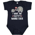 thumbnail image 3 of Inktastic Best Nanny Ever Grandchild Boys or Girls Baby Bodysuit, 3 of 5