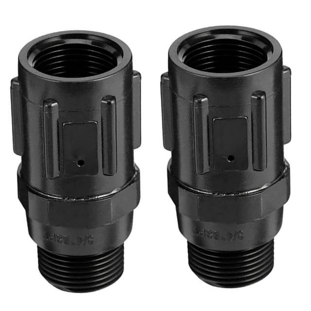 Régulateur de Pression d'Irrigation Goutte à Goutte, Kit de 2 Pcs 15PSI Systèmes d'Irrigation de Jardin 3/4 Pouce Régulateurs de Pression Goutte à Goutte Système de Réduction de Pression