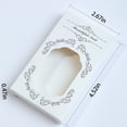 thumbnail image 2 of 30Pcs Summer Press on Nails Medium Almond Fake Nails with 3D Flower Designs Starfish False Nails Heart Butterfly Lemon Stick on Nails Ocean Beach Acrylic Nails Pearl Floral Glue on Nails for Women-E, 2 of 6