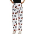 thumbnail image 5 of Womens Pyjamas Flannel Trousers, Anime Cartoon Casual Trousers Autumn Winter, Cozy, Warm, Loungewear, Sleepwear, Elastic Waist, 5 of 6