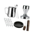 thumbnail image 4 of Kit de accesorios de espresso jarra de espuma, cuchara de café, acero inoxidable, manipulador de café 51 mm de manipulación de café espresso para bar, 4 of 9