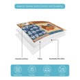 thumbnail image 4 of Quilt King Size Bedding Set, Hello Fall Checked Reversible Summer Quilt 3 Pieces, Thanksgiving Pumpkins Buffalo Plaid Lightweight Bedspreads Coverlets with 2 Pillow Shams for All Seasons, 4 of 5