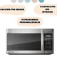 thumbnail image 5 of Horno de Microondas VISSANI con función de campana extractora 1,7 pies cúbicos EM044K6CE REACONDICIONADO, 5 of 6