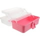 thumbnail image 5 of 1 estuche portátil para maquillaje, estuche de plástico multifuncional para guardar cosméticos, caja de medicinas para el hogar (rosa), 5 of 5