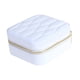 thumbnail image 5 of Joyero de viaje, organizador de joyas, caja de almacenamiento para broches, regalo para San Valentín, día de la madre, cumpleaños. Blanco, 5 of 9