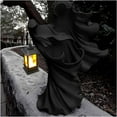 thumbnail image 2 of hirigin Hell's Messenger with Lantern, Witch Decoration Lantern Garden Art Fall Winter Outdoor Garden Decor, Halloween Decorations, 2 of 2