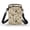 Rodeo Cowboys on Horseback, variant on HELLHERO Musical Cross Floral Decorative Design with Zipper Women Shoulder Bag 4.33"x1.97"x7.09" for Women Polyester