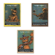 FIVE NIGHTS AT FREDDYS - Freddy Fazbear Animatronic Bundle (11 Items, Blinking Eyes w/ Lights & Sounds)
